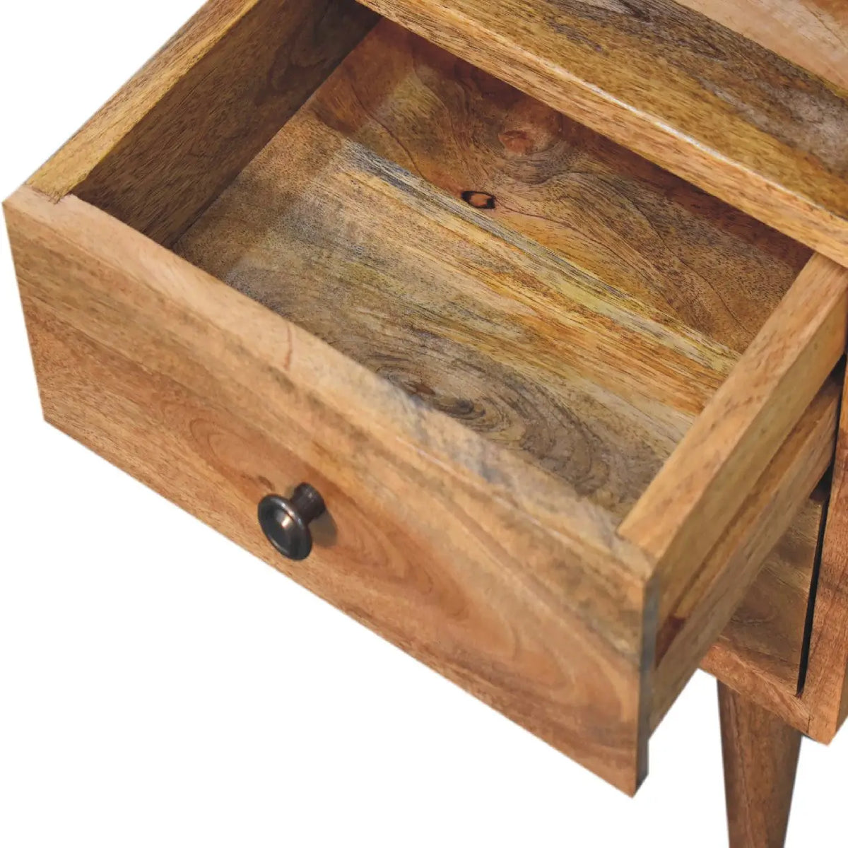 Mini Oak-ish Classic Open Bedside Table | Nightstand