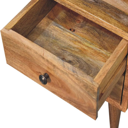 Mini Oak-ish Classic Open Bedside Table | Nightstand
