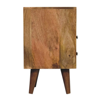 Mini Oak-ish Classic Open Bedside Table | Nightstand
