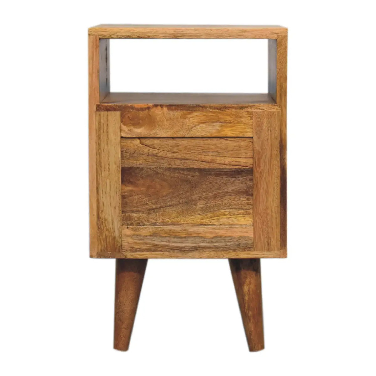Mini Oak-ish Classic Open Bedside Table | Nightstand