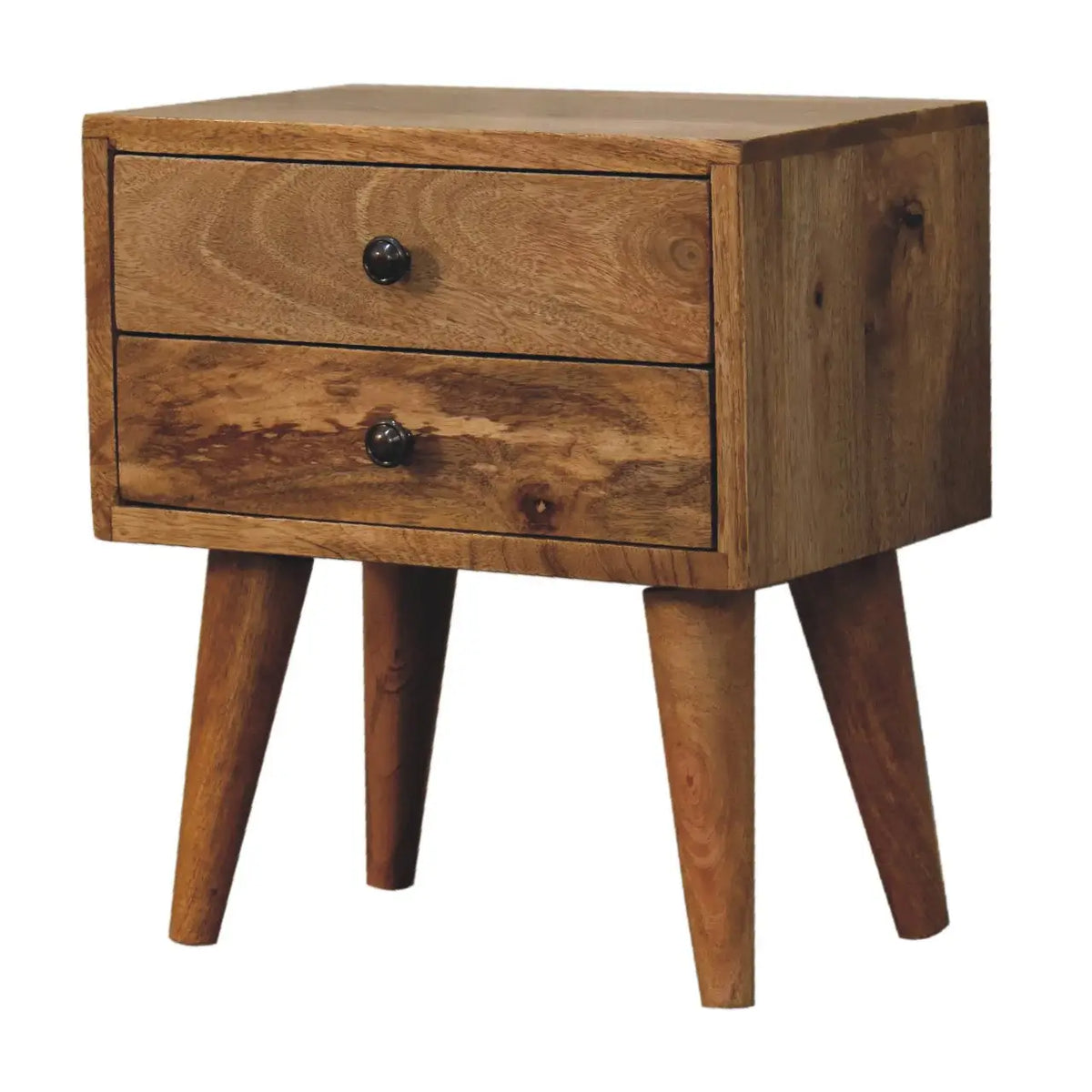Mini Oak-ish Modern Bedside Table | Nightstand