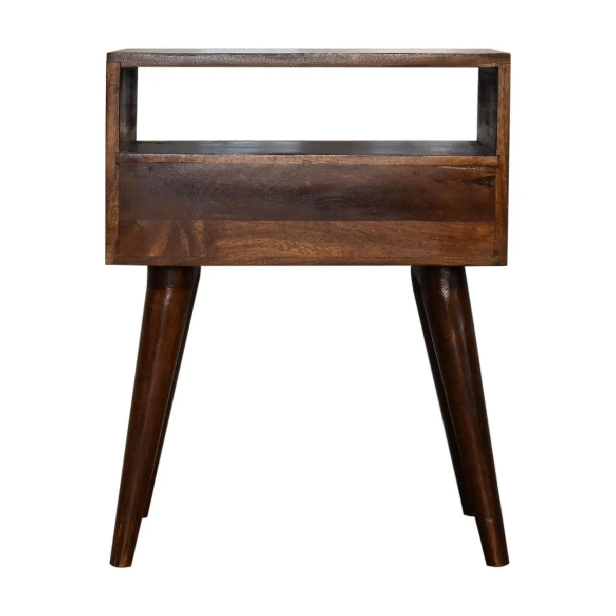 Modern Chestnut Solid Wood Bedside Table | Nightstand