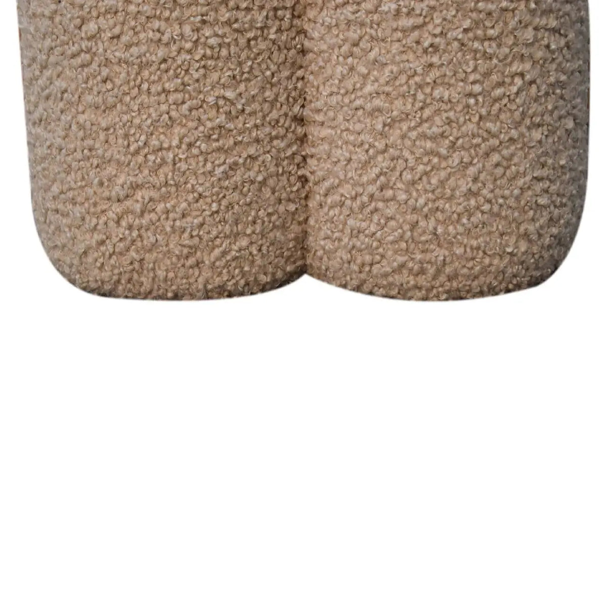 Mud Boucle Clover Footstool | Ottoman