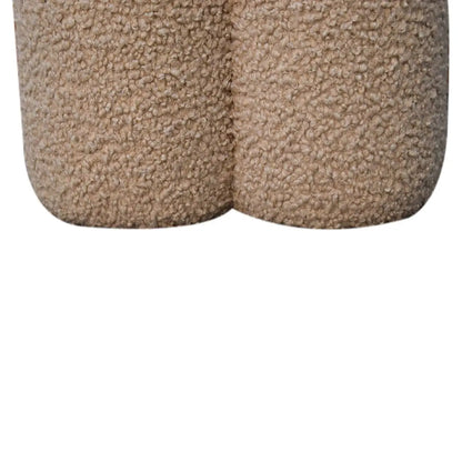Mud Boucle Clover Footstool | Ottoman
