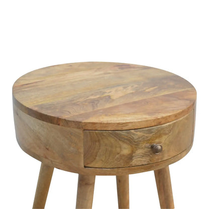 Nordic Circular Shaped Bedside Table | Nightstand