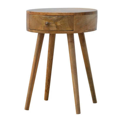 Nordic Circular Shaped Bedside Table | Nightstand