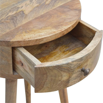 Nordic Circular Shaped Bedside Table | Nightstand