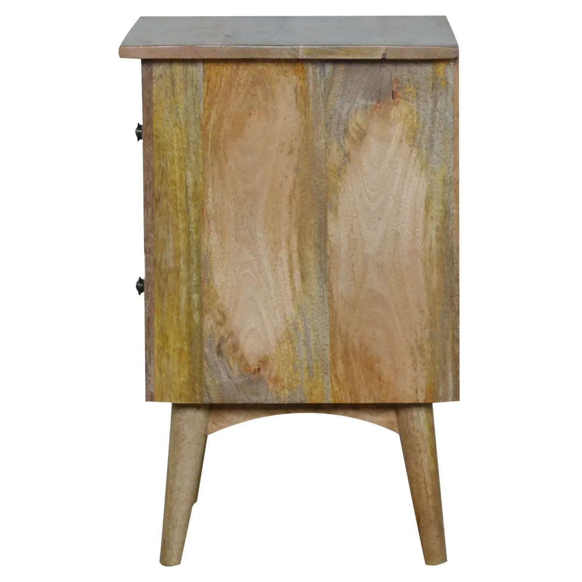 Nordic Style Bedside Table with 2 Drawers | Nightstand