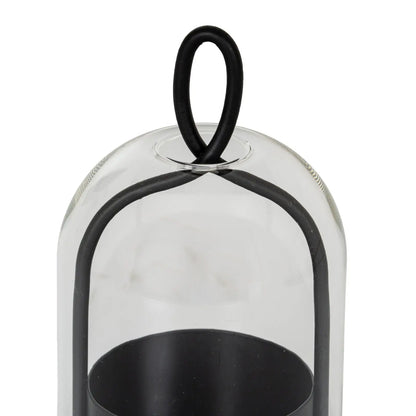 Nysa Large Candle Holder With Glass Cloche