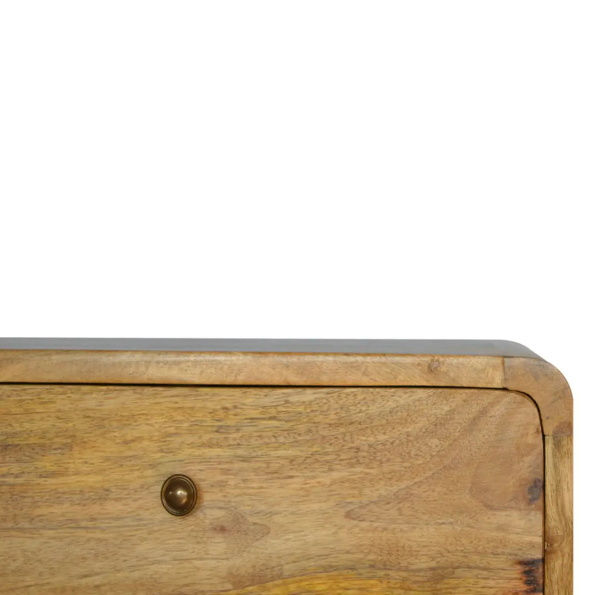 Oak-ish 2 Drawer Floating Bedside Table | Nightstand