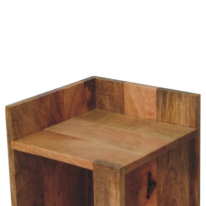 Oak-ish Box Bedside Table | Nightstand