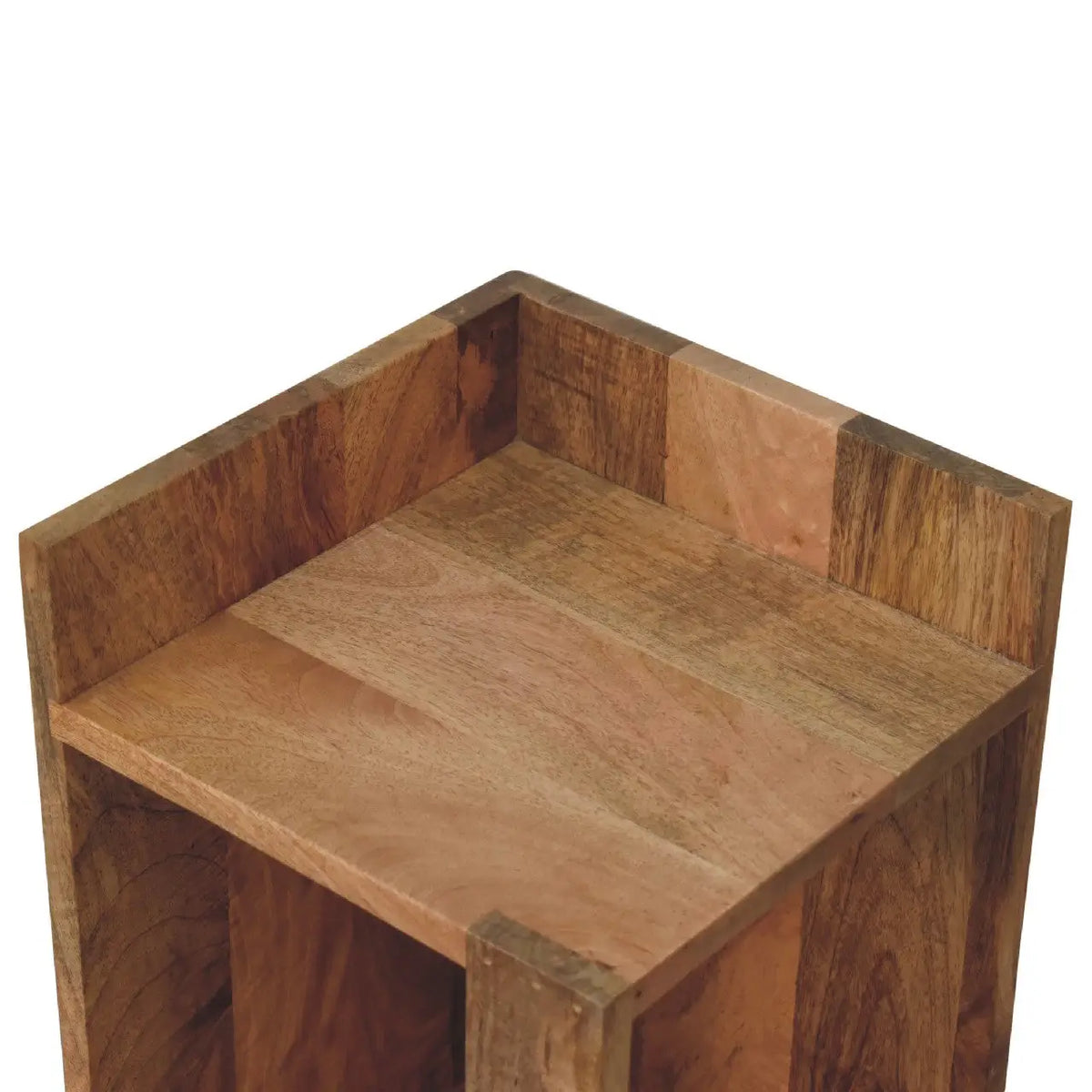 Oak-ish Box Bedside Table | Nightstand