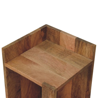 Oak-ish Box Bedside Table | Nightstand