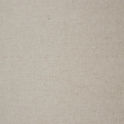 Ochre Carved Textured Table Lamp With Linen Shade