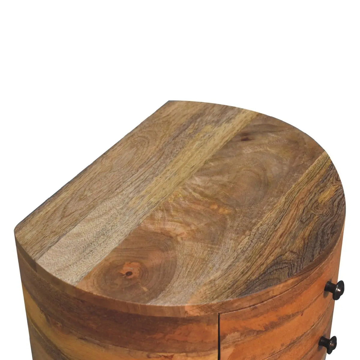 Odyssey Oak-ish Tripod Bedside Table | Nightstand