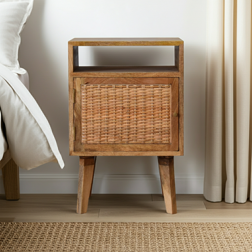 Knit Door Bedside Table | Nightstand
