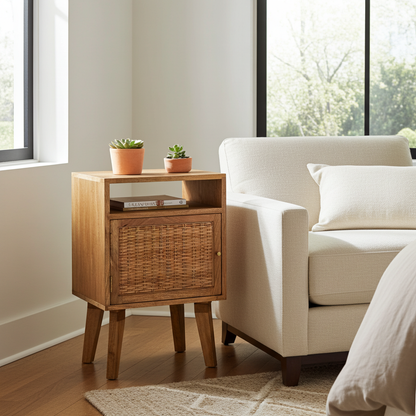 Knit Door Bedside Table | Nightstand