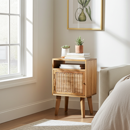 Knit Door Bedside Table | Nightstand