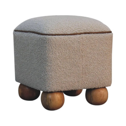 Serenity Footstool with Ball Feet | Ottoman