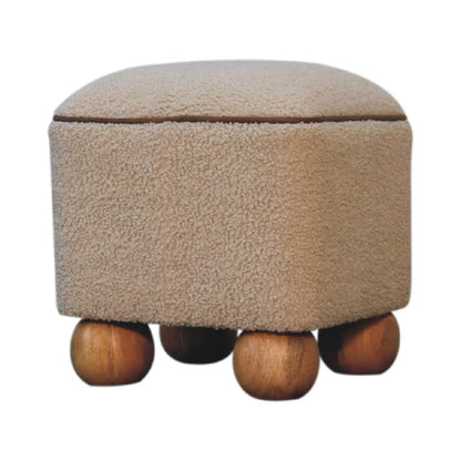 Serenity Footstool with Ball Feet | Ottoman