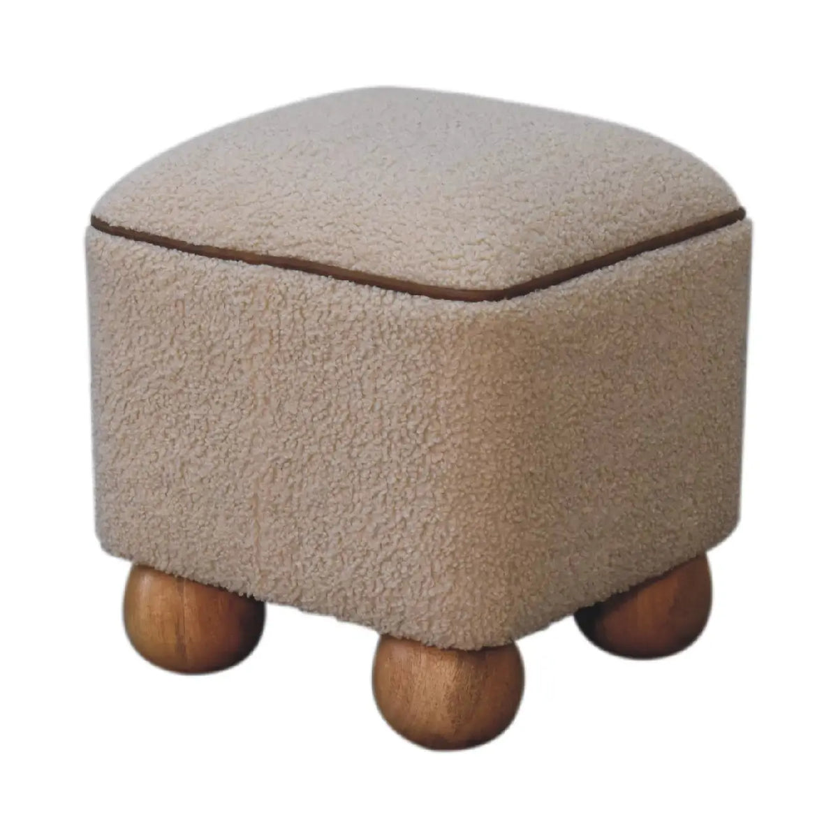 Serenity Footstool with Ball Feet | Ottoman