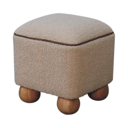 Serenity Footstool with Ball Feet | Ottoman