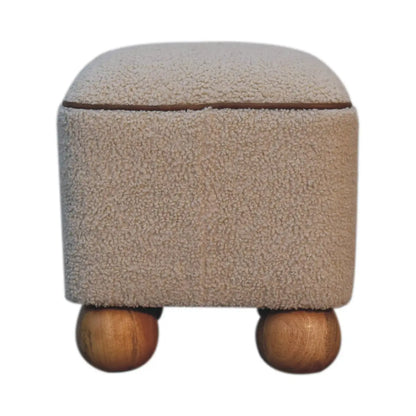 Serenity Footstool with Ball Feet | Ottoman