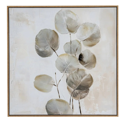 Silvra Hand Painted Canvas In Frame