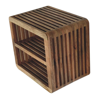 Soba Double Shelf Wall Mounted Bedside Table | Nightstand