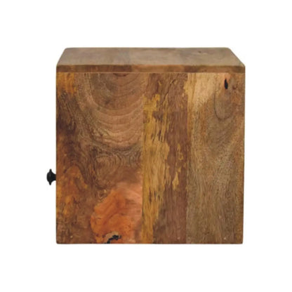 Solis 1 Drawer Oak-ish Wall Mounted Nightstand | Bedside Table