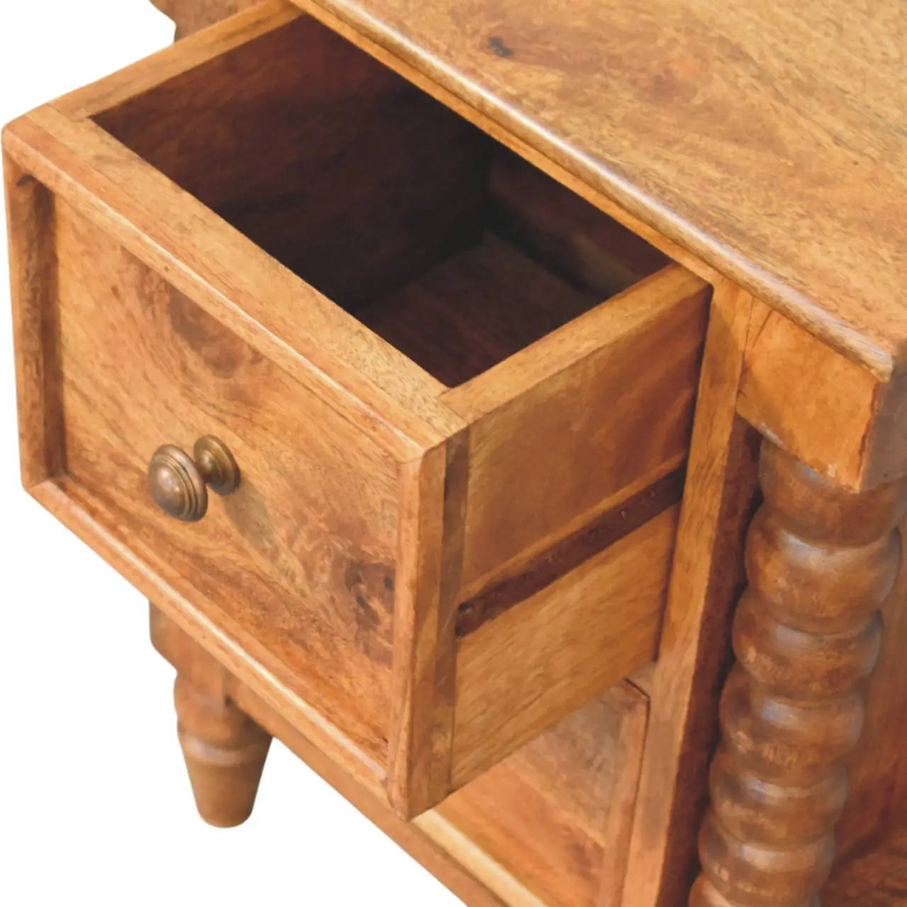 Spindle Amber Bedside