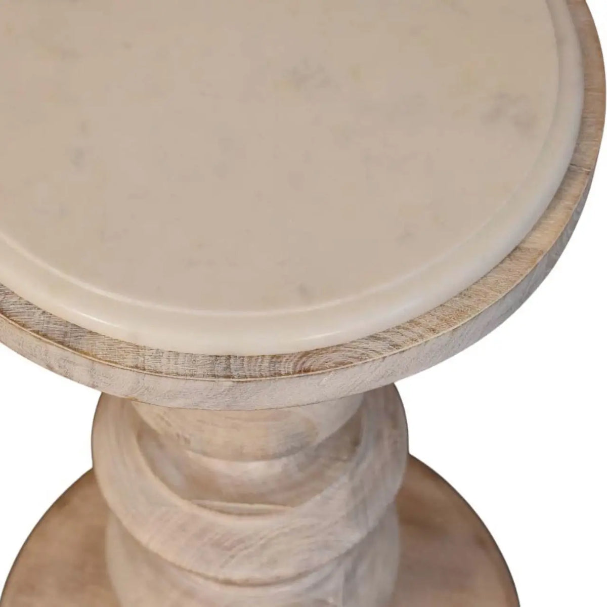 The Bellis Marble Accent Side Table