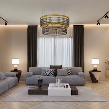 The Portico Alabaster & Silk Table Lamp - Image 2