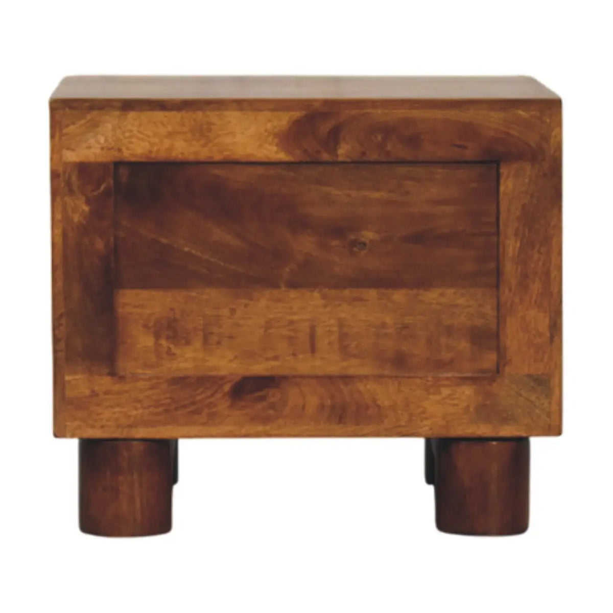 Tula 2 Drawer Chestnut Nightstand | Bedside Table