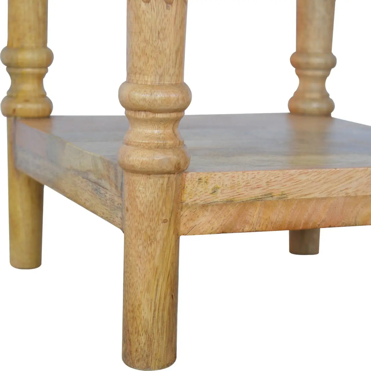 Turned Leg Telephone Side Table
