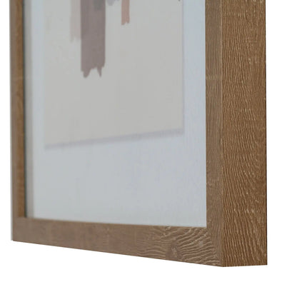 Tydis Art Mounted In Wooden Frame