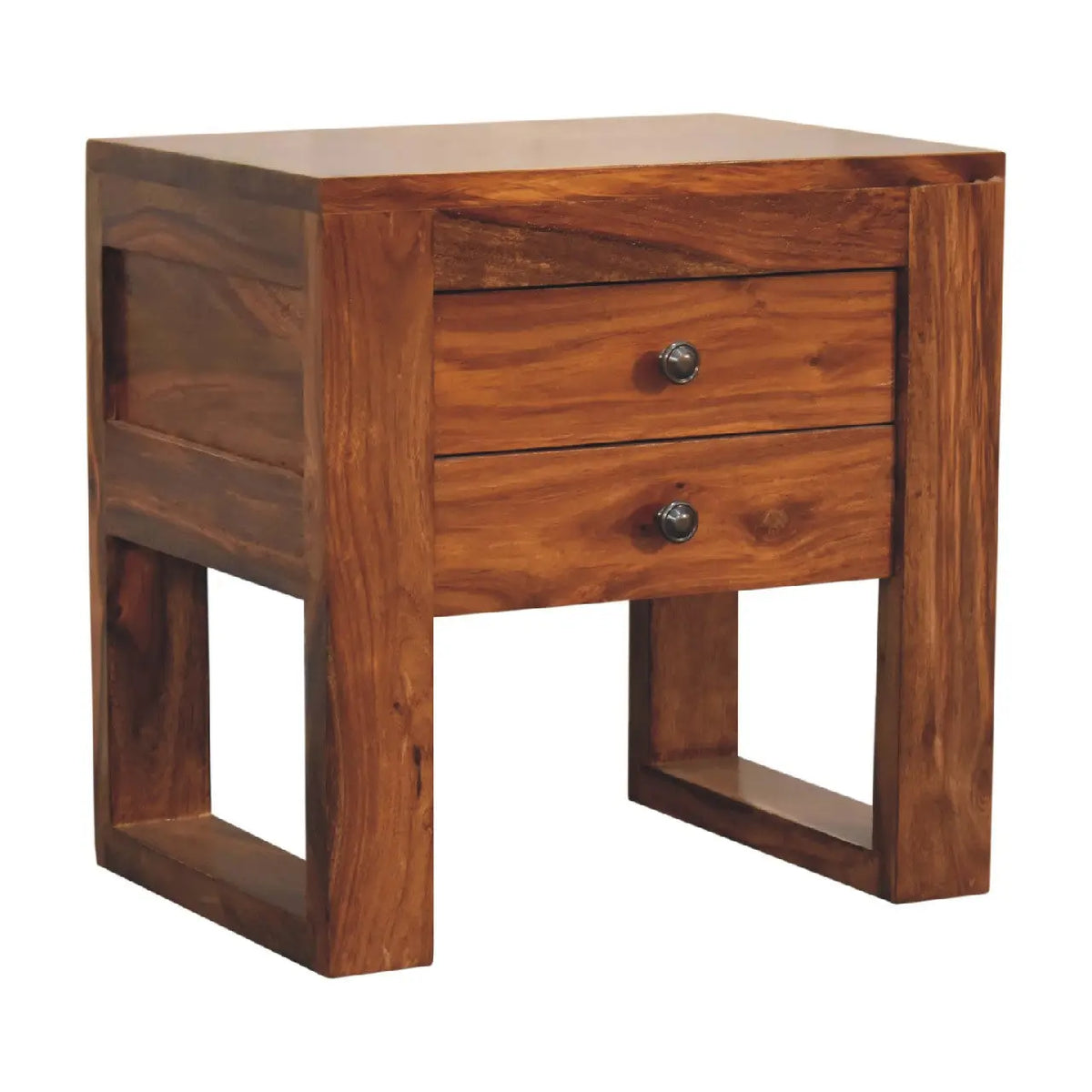 U-Square Honey Bedside Table | Nightstand