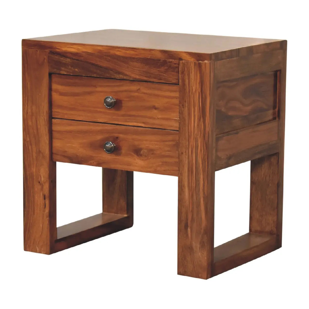 U-Square Honey Bedside Table | Nightstand