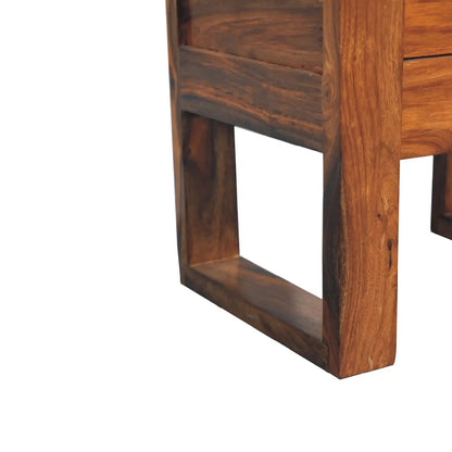 U-Square Honey Bedside Table | Nightstand