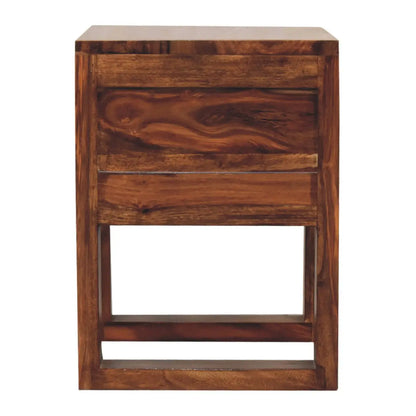 U-Square Honey Bedside Table | Nightstand