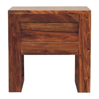 U-Square Honey Bedside Table | Nightstand