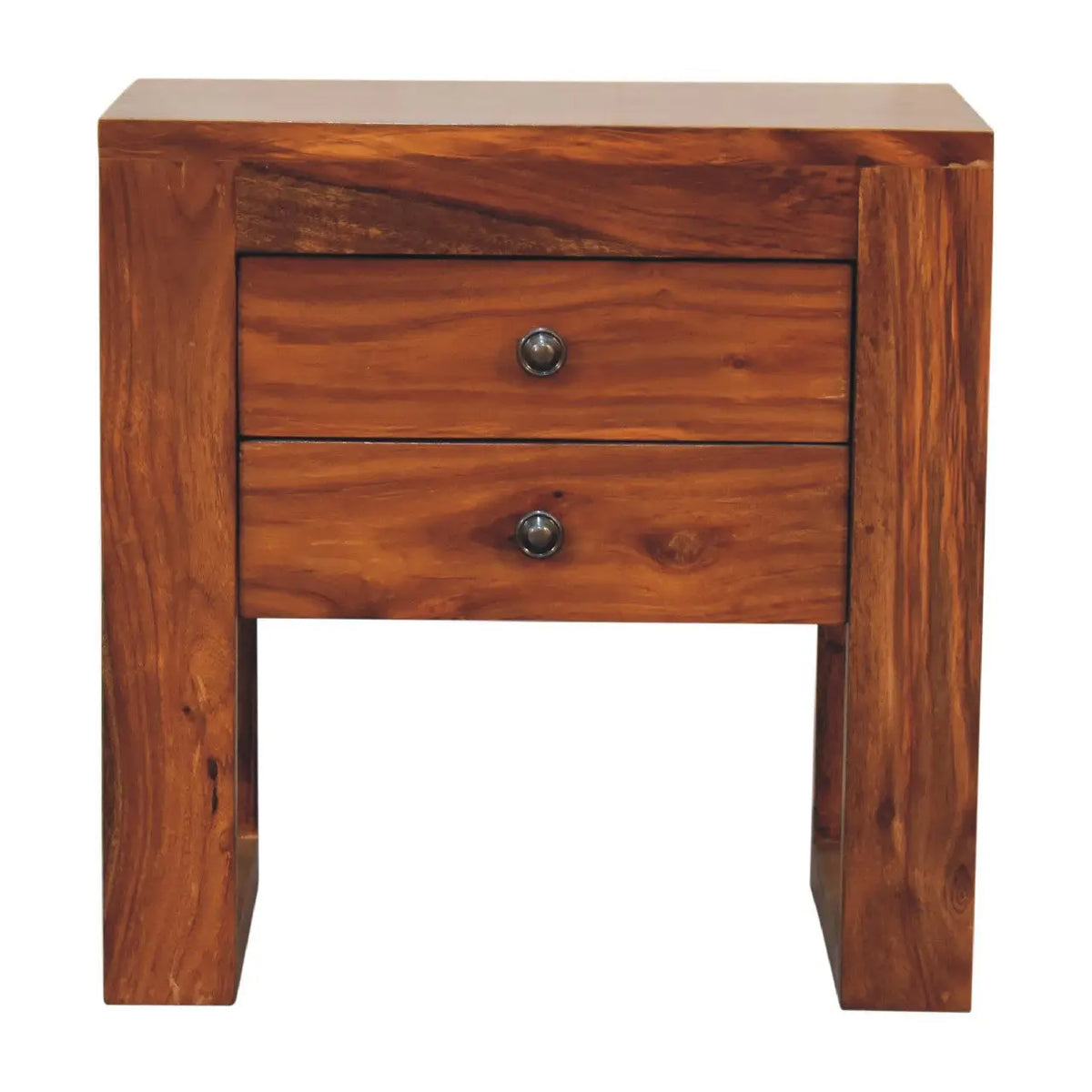 U-Square Honey Bedside Table | Nightstand