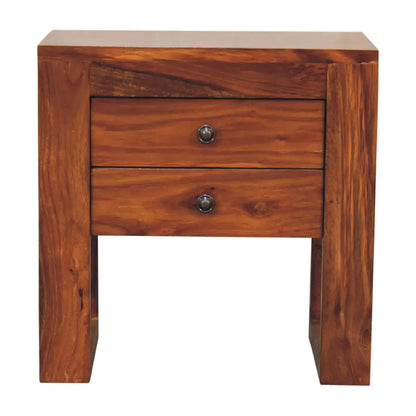 U-Square Honey Bedside Table | Nightstand