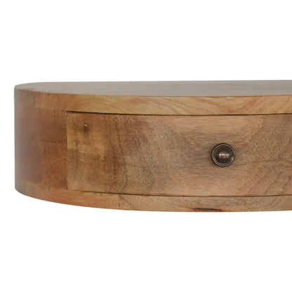 Wall Mounted Rounded Bedside Table | Nightstand
