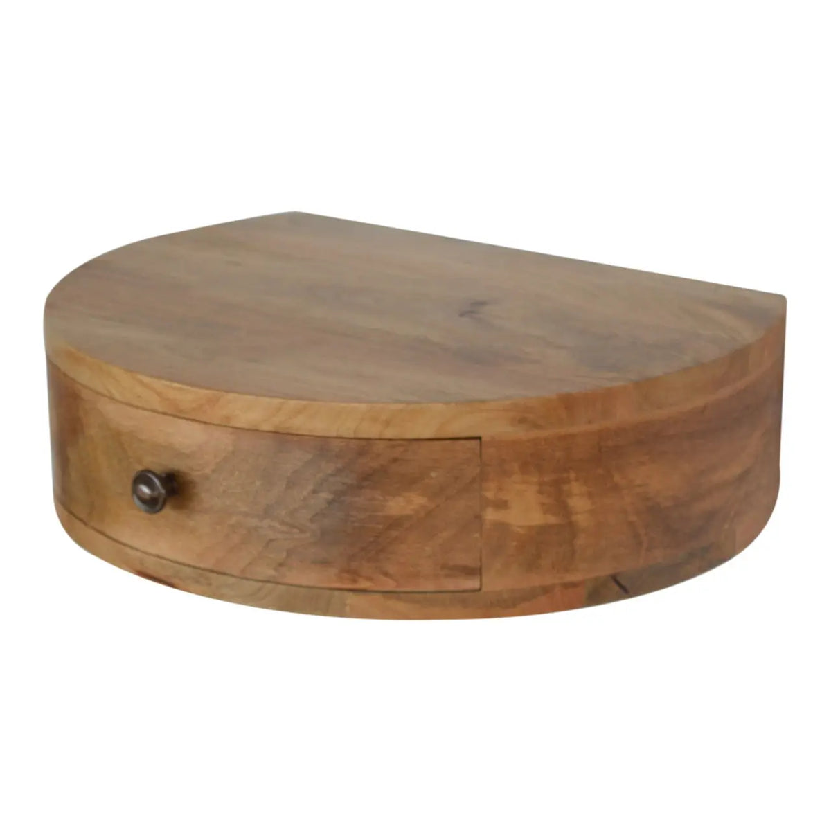 Wall Mounted Rounded Bedside Table | Nightstand