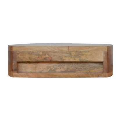 Wall Mounted Rounded Bedside Table | Nightstand