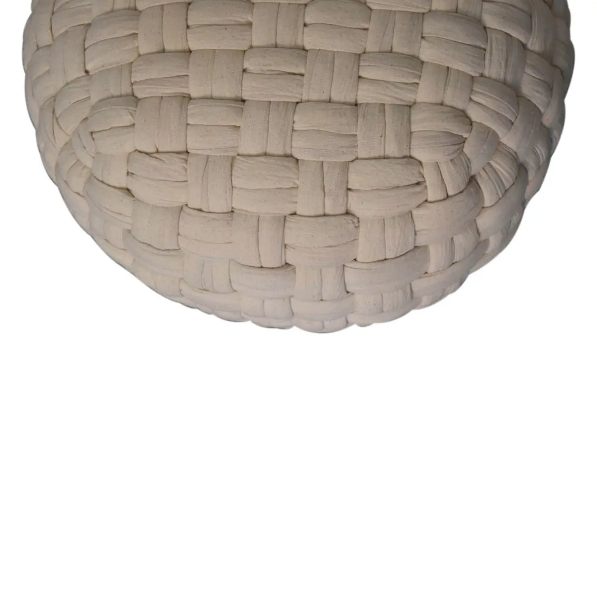 White Tube Pouffe | Footstool | Ottoman